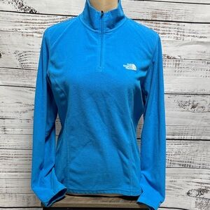 The North Face Bright Blue Fleece 1/4 Zip Pullover